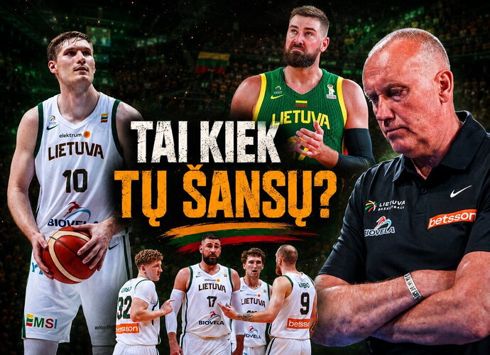 Tai kiek tų šansų? (Krepsinis.net nuotr.)