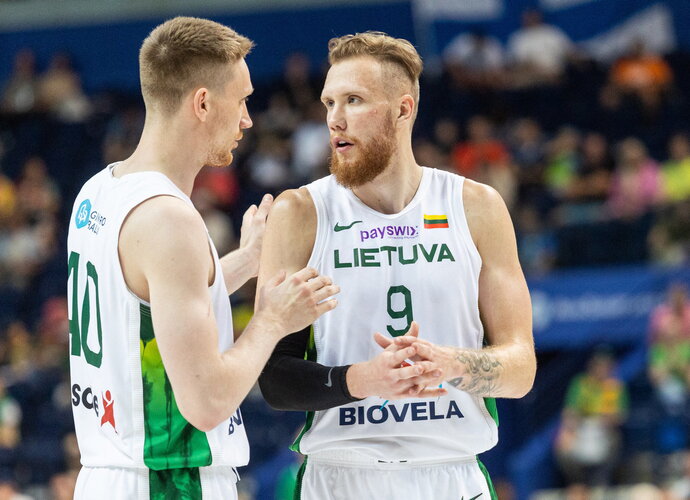 Lietuvos rinktinė laimėjo visus kontrolinius mačus (BNS nuotr.)