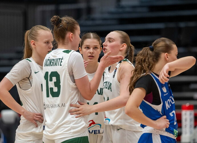 U18 rinktinė iškovojo pergalę (FIBA Europe nuotr.)