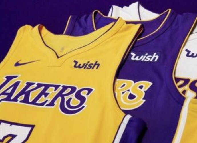Šis kelių centimetrų skersmens logotipas „Lakers“ atneš milijonus