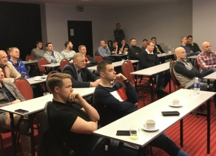 LKL treneriai ir teisėjai aktualius klausimus sprendė seminare (nuotr. LKL)