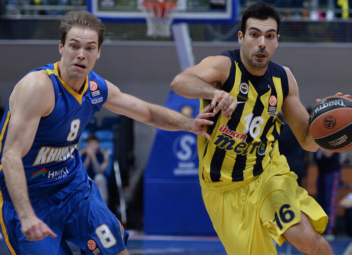 K.Sloukas negalės žaisti mėnesį (Scanpix nuotr.)