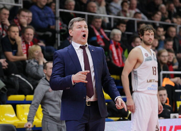 V.Černijus tiki, kad žaidimas pagerės (Josvydas Elinskas, Fotodiena.lt)