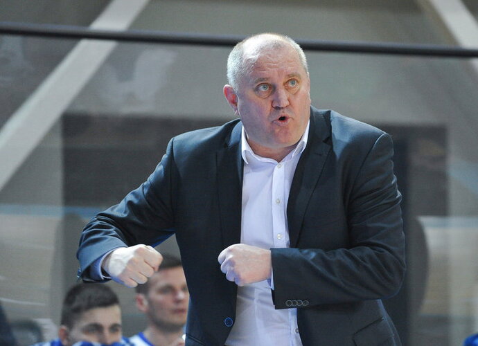 V.Šeškus mano, kad jo komanda išsikapstys iš LKL dugno (Josvydas Elinskas, Fotodiena.lt)