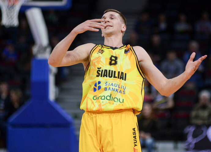 E.Šaulys pelnė net 28 taškus (BNS nuotr.)
