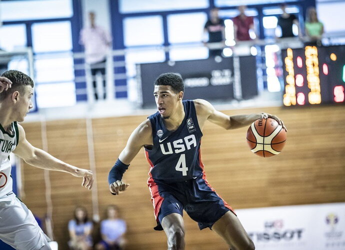 T.Haliburtonas vedė amerikiečius į pergalę (FIBA nuotr.)