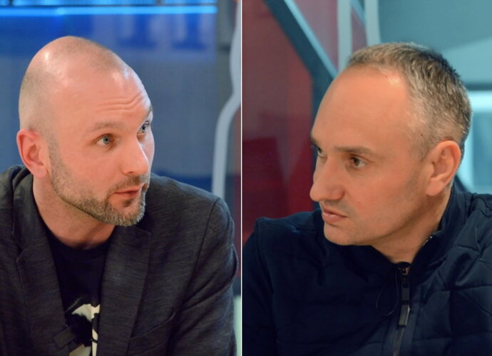 J.Vainauskas ir M.Balčiūnas dalijosi mintimis