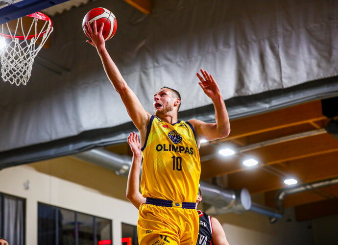 K.Guščikas pelnė 13 taškų (Foto: NKL)