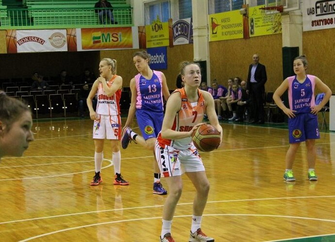 S.Okockytė surinko trigubą dublį (Sūduvos klubo nuotr.)