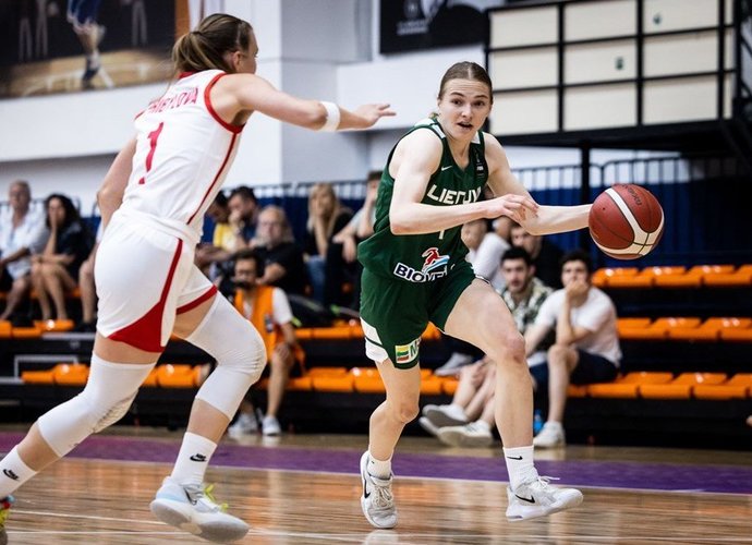 S.Aukštikalnytės pastangų pergalei nepakako (FIBA nuotr.)