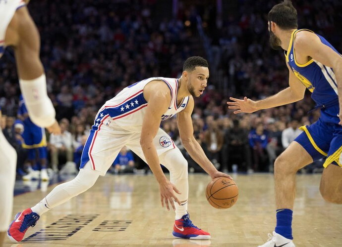 B.Simmonsas praleido keletą karjeros žingsnių ir iškart tapo NBA žvaigžde (Scanpix nuotr.)