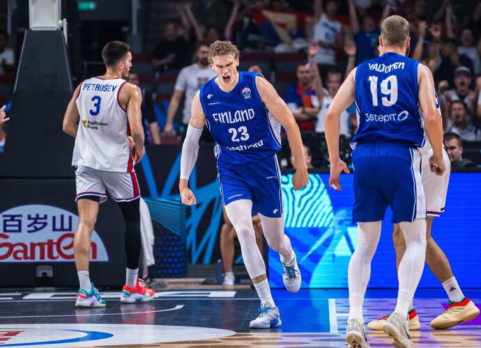 L.Markkanenas žibėjo ryškiai (FIBA nuotr.)