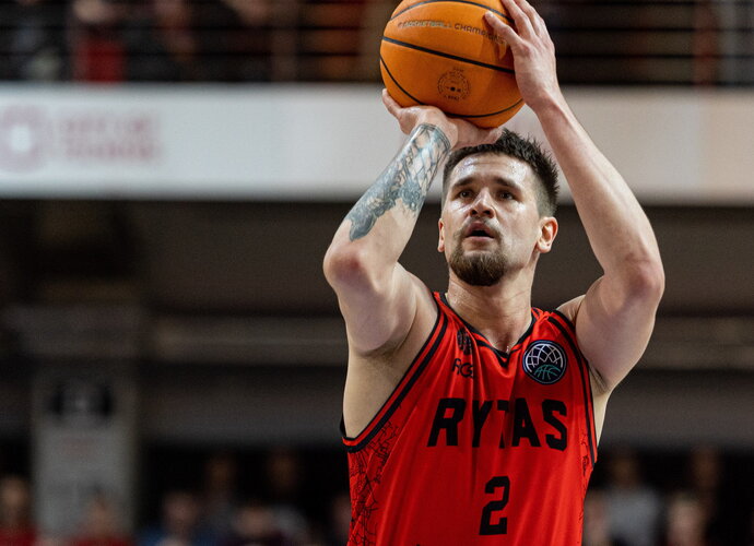 M.Normantas ir „Rytas“ šį vakarą žais su „7bet-Lietkabeliu“ (BNS nuotr.)
