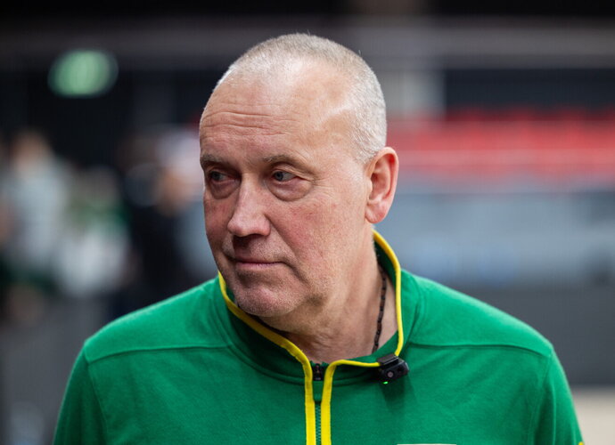 R.Kurtinaitis nerimavo dėl aukštaūgio traumos (BNS nuotr.)