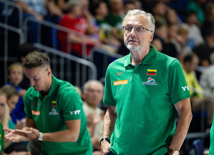 M.Lukošius džiaugėsi komandiniu žaidimu (BNS nuotr.)