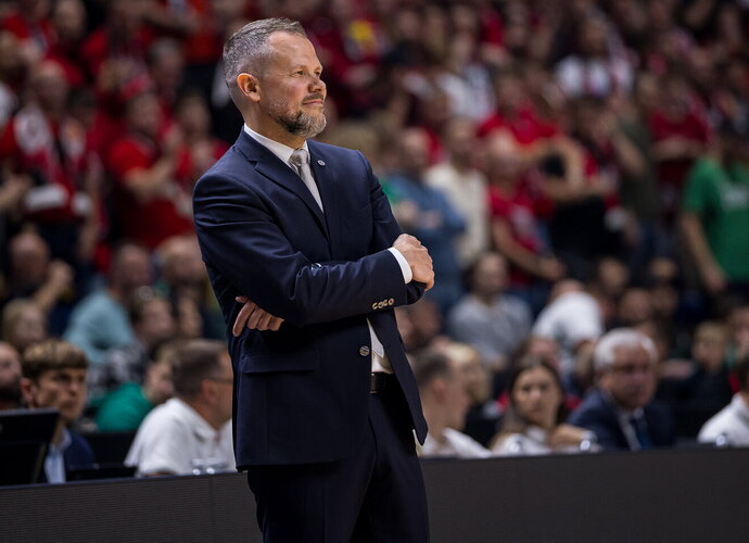 G.Žibėnas vadino „Žalgirį“ dviejų žaidėjų komanda (Foto: Rokas Lukoševičius)