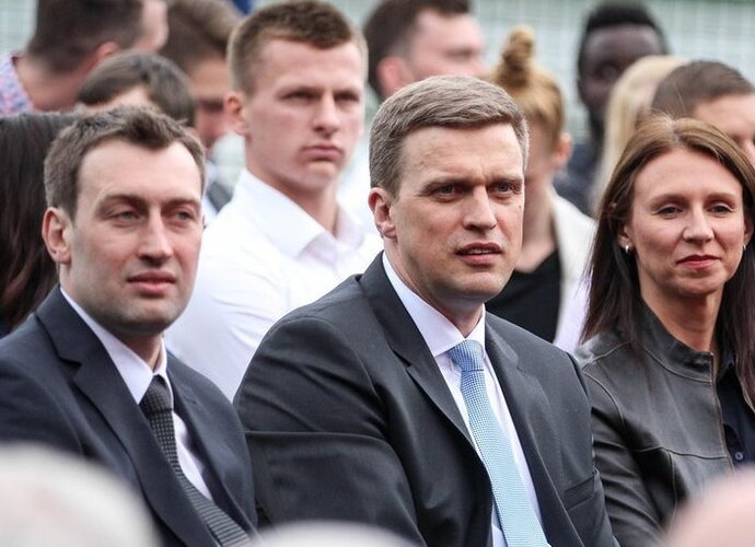 M.Brazys susikovė su D.Adomaičiu (Fotodiena.lt)