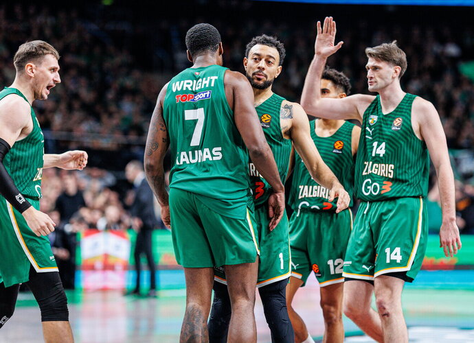 „Žalgiris“ pirmą ratą baigė aštuntas (BNS nuotr.)