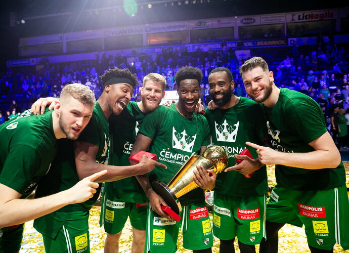 Žalgiriečiai tapo čempionais (BNS nuotr.)