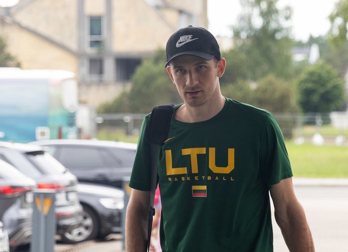 V.Kariniauskas Palangoje prisijungė prie rinktinės (BNS nuotr.)