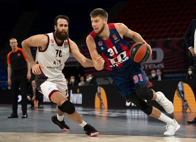 R.Giedraitis surinko 24 naudingumo balus (Euroleague.net)