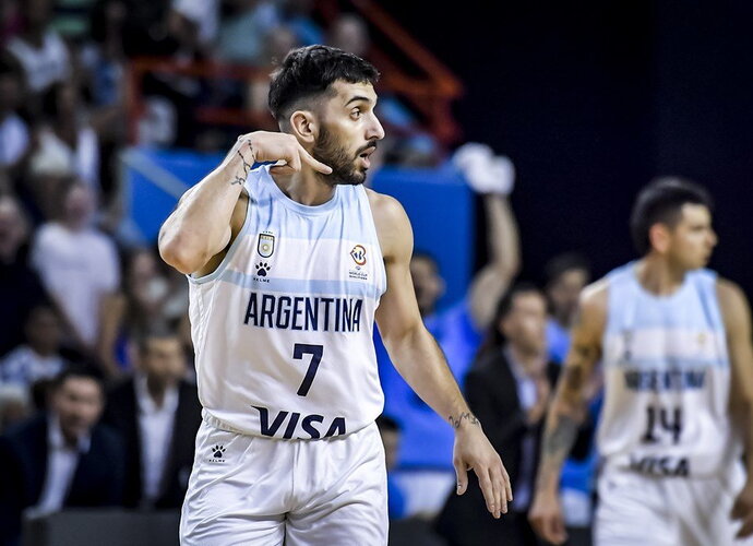 F.Campazzo neištempė savo šalies į Pasaulio taurę (FIBA nuotr.)
