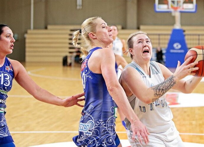 M.Solopova po 19 minučių sumetė 25 taškus (Foto: Augustas Didžgalvis)