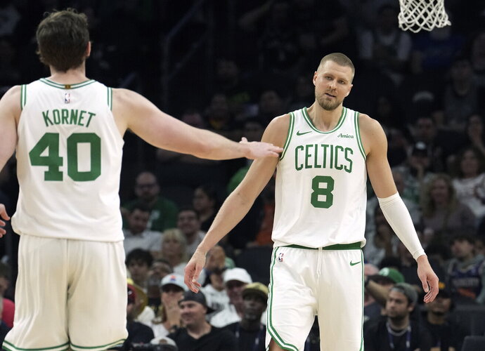 K.Porzingis gali palikti Bostoną (Scanpix nuotr.)