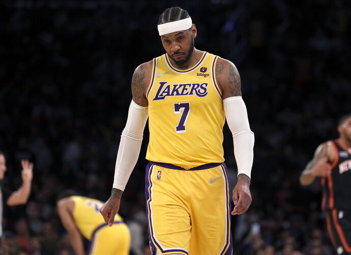 C.Anthony pasitraukė nelaimėjęs NBA (Scanpix nuotr.)