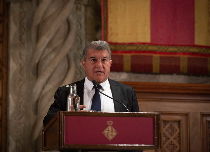 J.Laporta liko nusivylęs komandos pasiekimu Eurolygoje (Scanpix nuotr.)