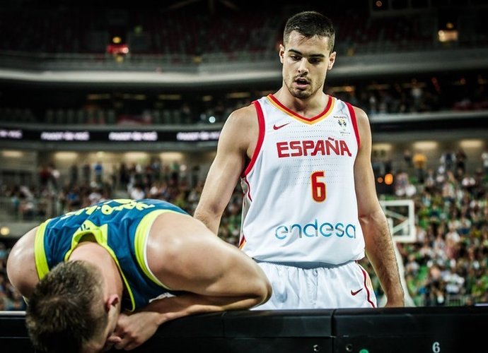 Slovėnai krito prieš ispanus (FIBA Europe nuotr.)