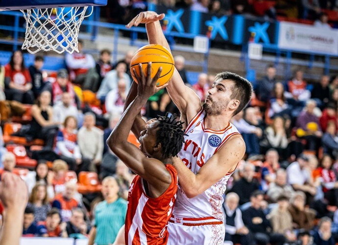 G.Masiulis turėjo gerų epizodų gynyboje (FIBA Europe nuotr.)