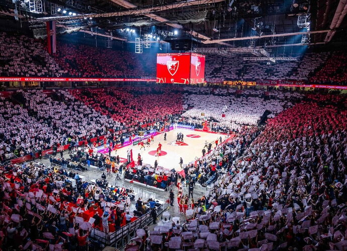 „Crvena Zvezda" gavo baudą iš Eurolygos (Klubo nuotr.)
