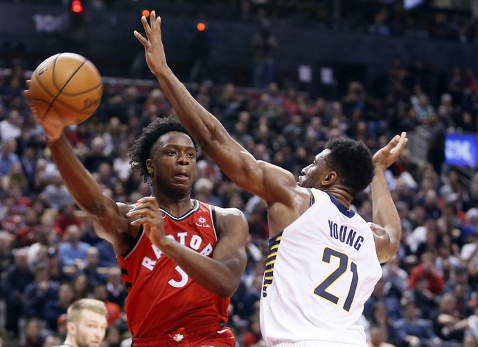 O.G.Anunoby iškrito iš rikiuotės (Scanpix nuotr.)
