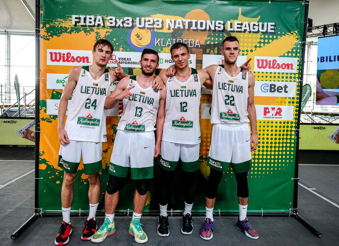 Vaikinų rinktinė finale palaužė rumunus (3x3 krepšinio asociacijos nuotr.)