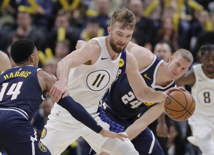 D.Sabonis pasirodė solidžiai (Scanpix nuotr.)