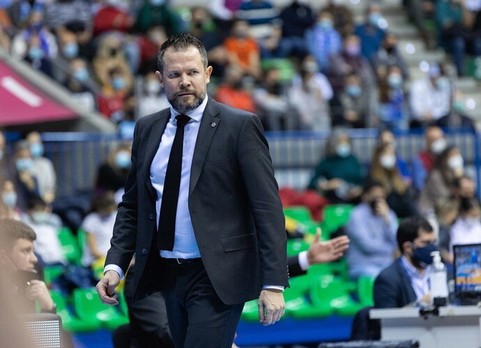 G.Žibėnas dėkojo komandai (FIBA Europe nuotr.)