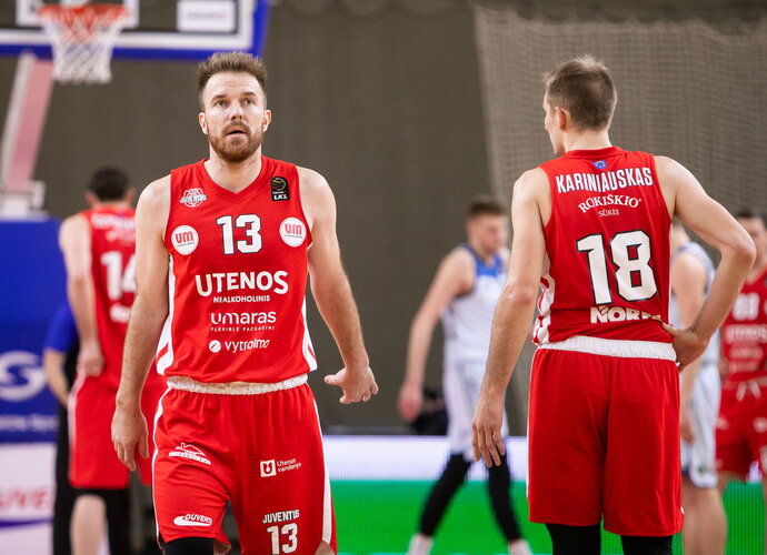M.Gecevičius pataikė net 6 tritaškius (BNS nuotr.)