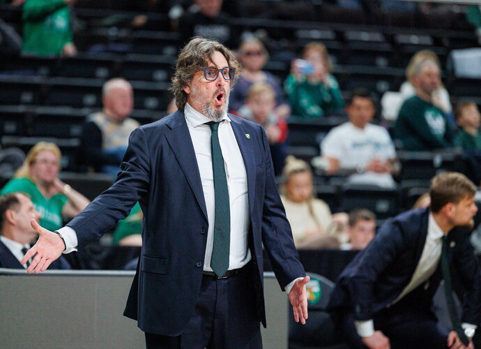 A.Trinchieri kritikavo lygą (BNS nuotr.)