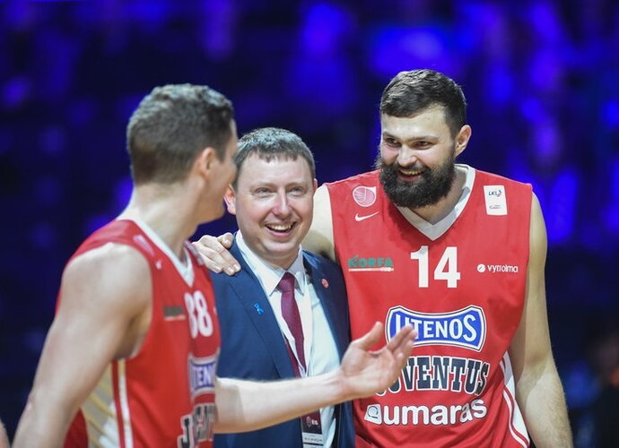 E.Skersis kalbėjo apie Utenos klubo realijas (Matas Baranauskas, Fotodiena.lt)