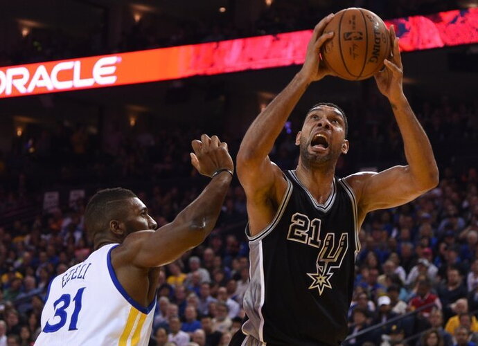 T.Duncanas pagal sužaistas rungtynes NBA pakilo į aštuntąją vietą (Scanpix nuotr.)