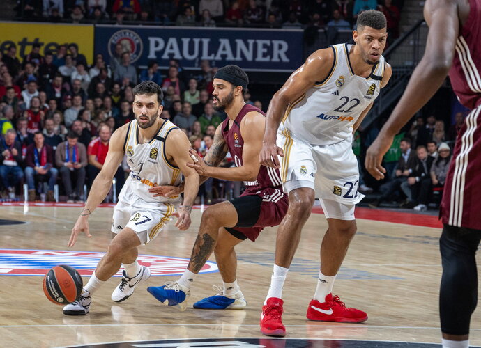 F.Campazzo svariai prisidėjo prie pergalės (Scanpix nuotr.)