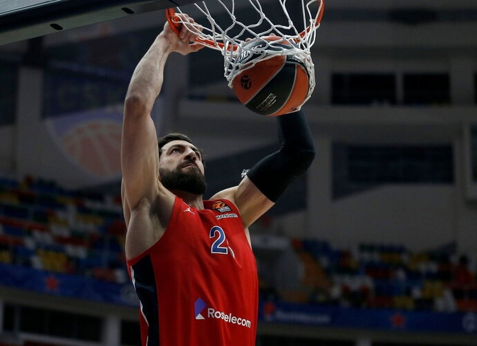 T.Shengelia pelnė 7 taškus (Euroleague.net)