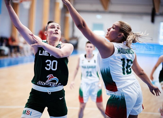 A.Zdanevičiūtė buvo itin pastebima (FIBA nuotr.)