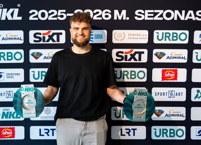J.Kazakauskas vėl tapo MVP (Dainius Lukšta, NKL)