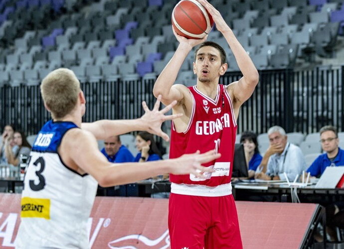 A.Bakhtadze demonstruoja Lietuvoje gautas pamokas (FIBA nuotr.)