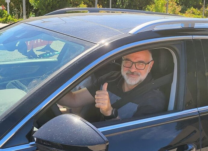 P.Laso iškeliavo į namus