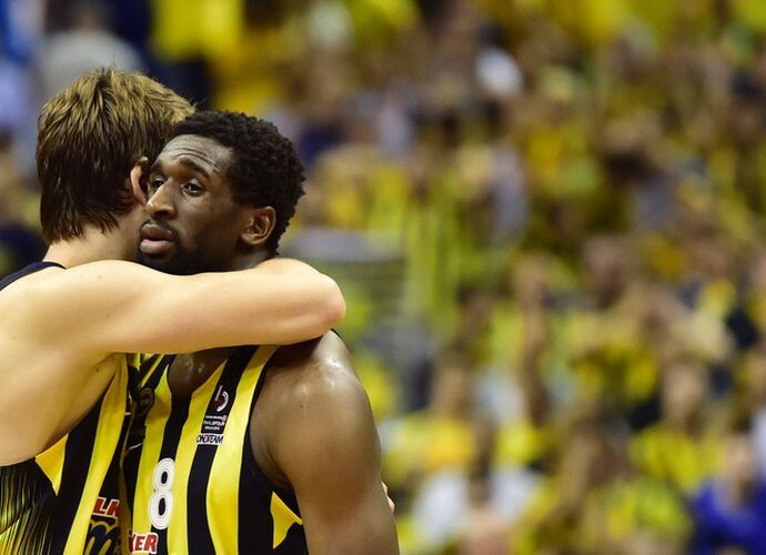 E.Udoh ir J.Vesely tandemas sukūrė gražiausią epizodą (Scanpix nuotr.)