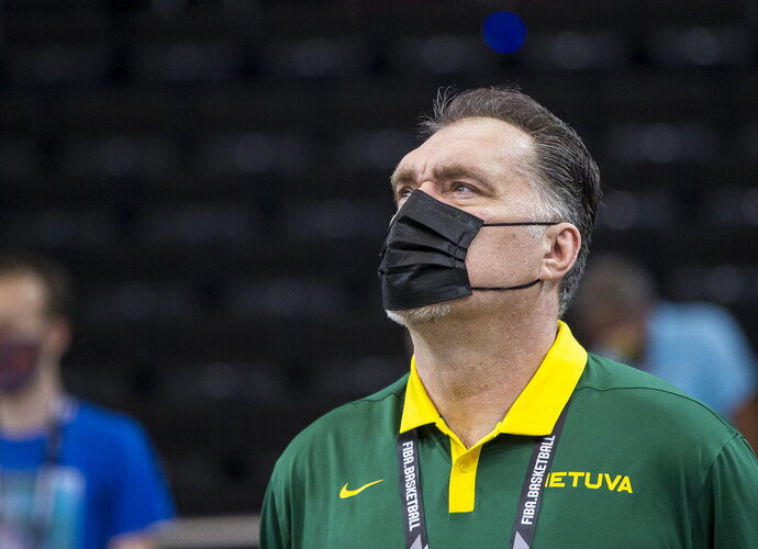 A.Sabonis teigė, kad norima atsidėkoti treneriams (BNS nuotr.)