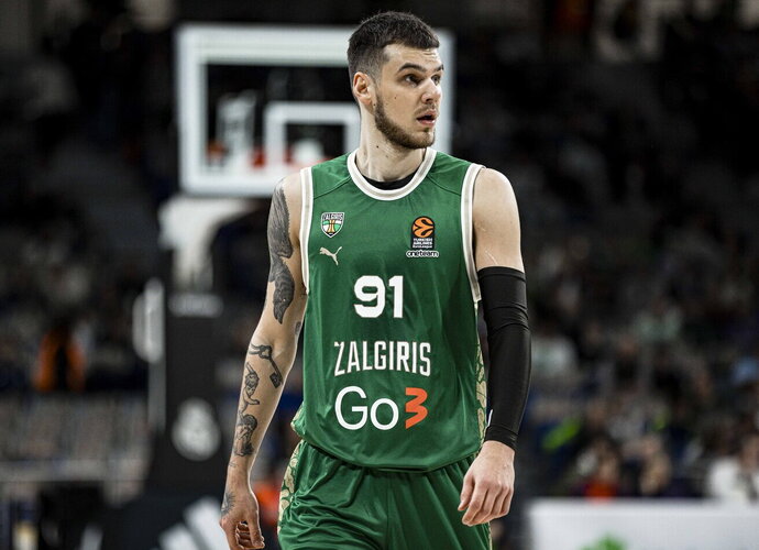 D.Sirvydis Eurolygoje debiutavo būdamas 24-erių (Žalgirio nuotr.)